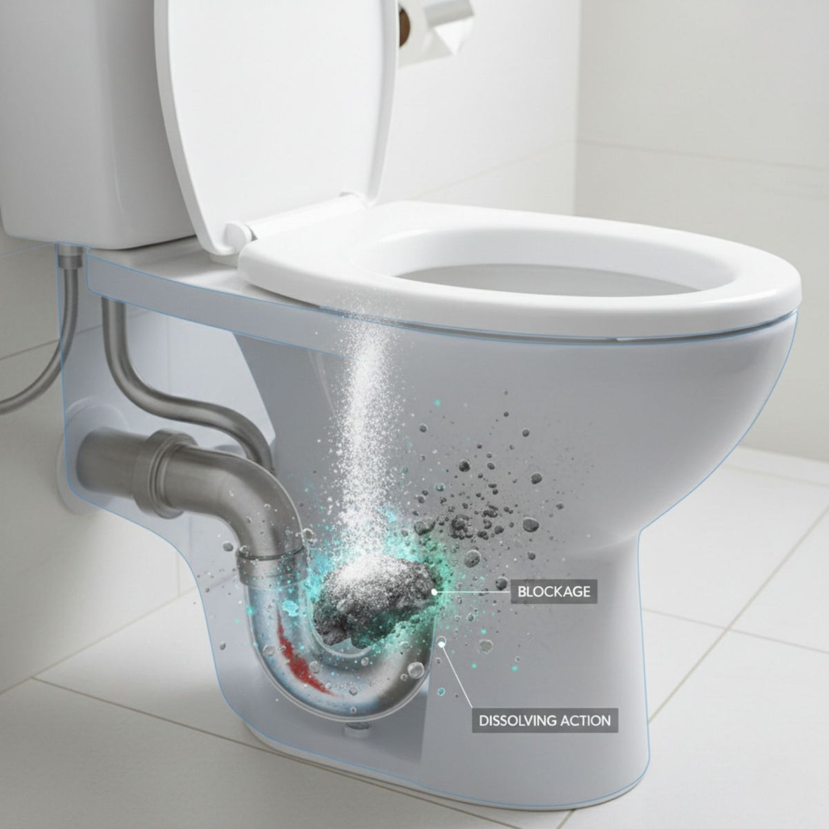 Desatorador De Tuberias Super Cleaner